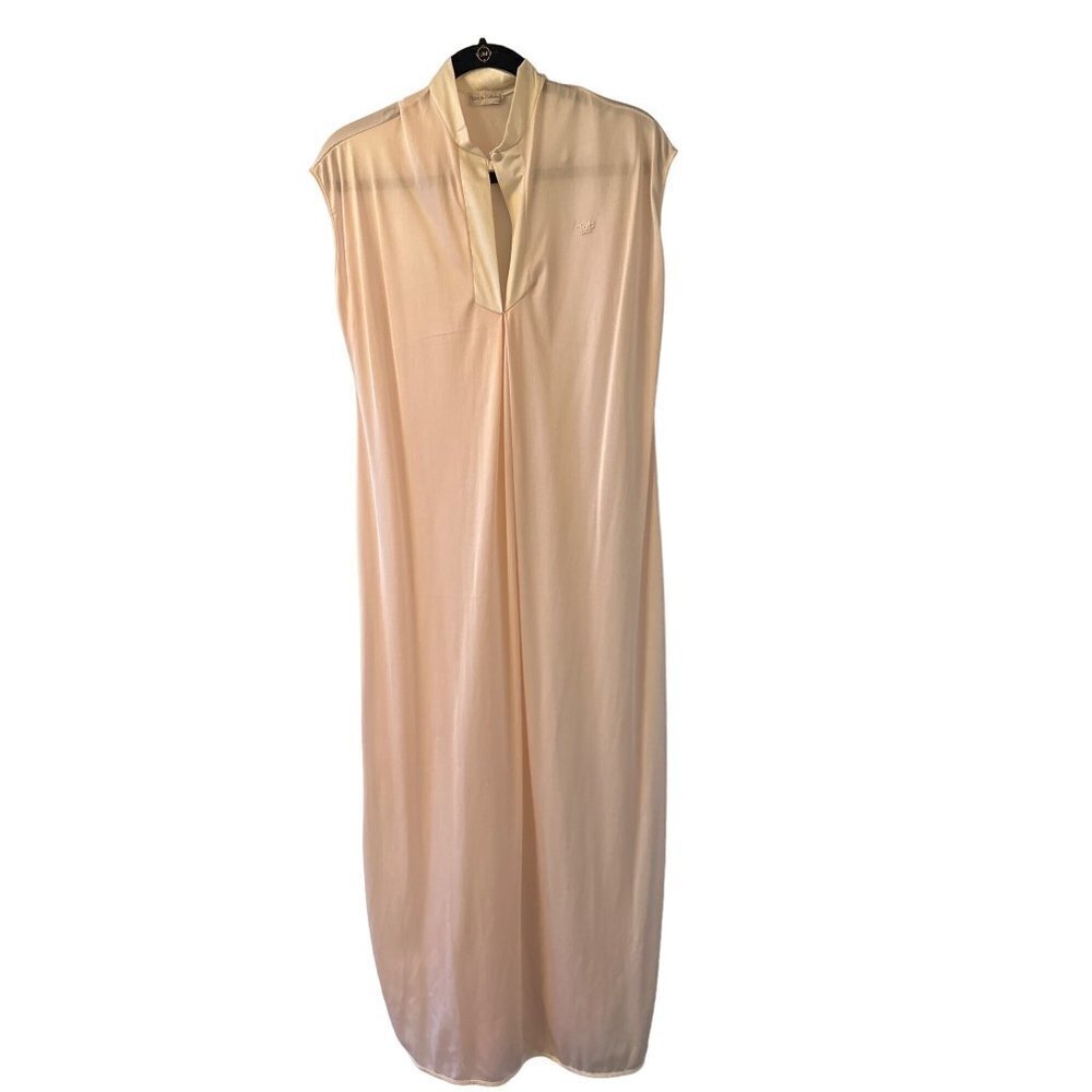 Diane von Furstenberg Vintage 1980s Pink Satin Nightgown Medium